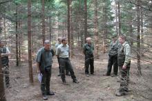 Konferencja terenowa w lasach prywatnych